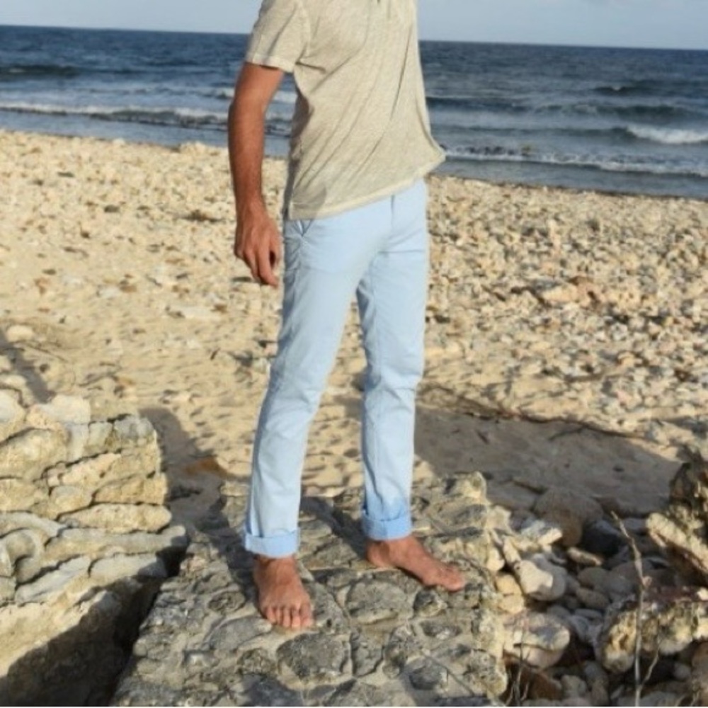 Voila St-Barth Light Blue Men Pants